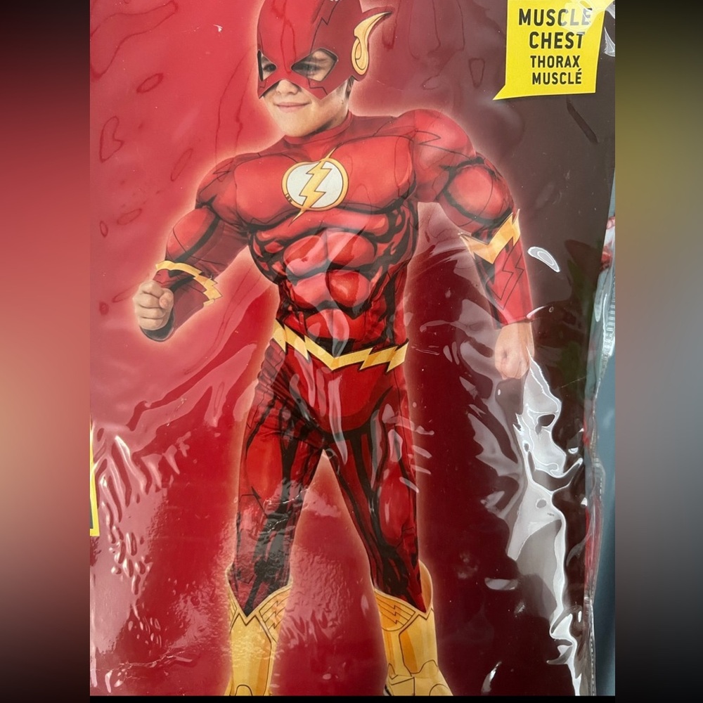 DC Comics Flash Costume for Kids - Red and Gold